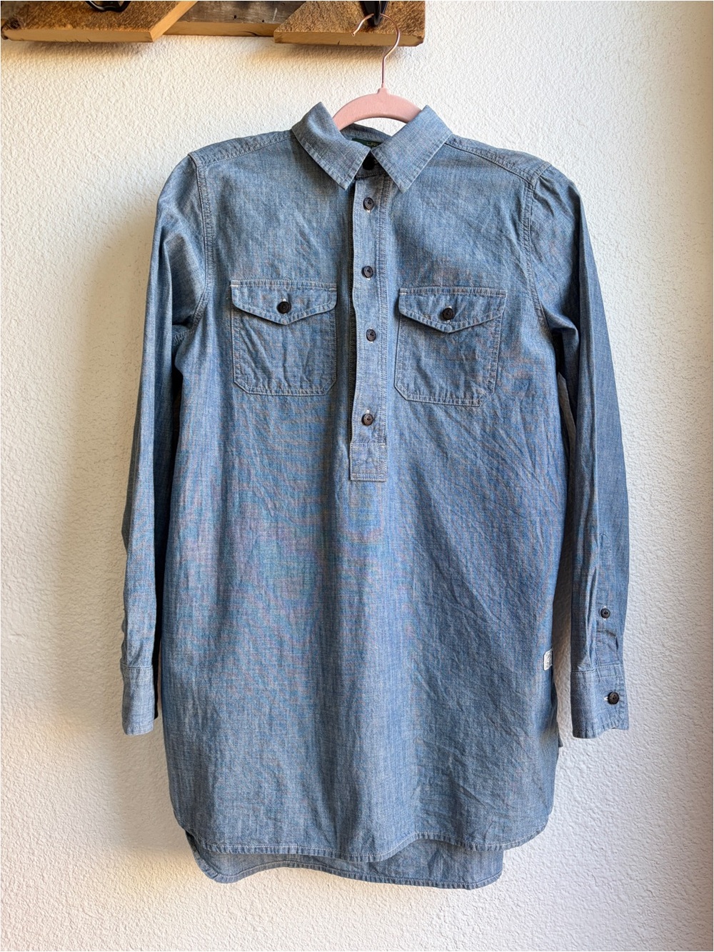 Vintage Lauren Ralph Lauren Denim Blouse Small